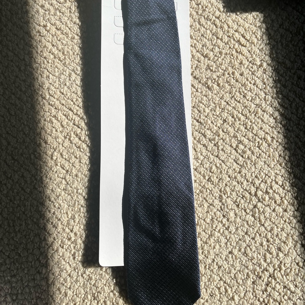 Tiffany & Co. Navy Blue Tie